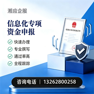 宝鸡信息化专项资金申报服务
